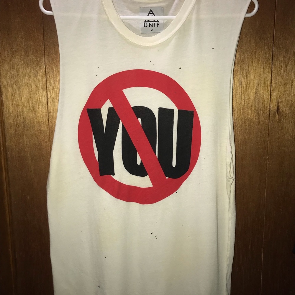 Unif Say No You Muscle Shirt